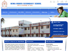 Tablet Screenshot of hemaschool.com